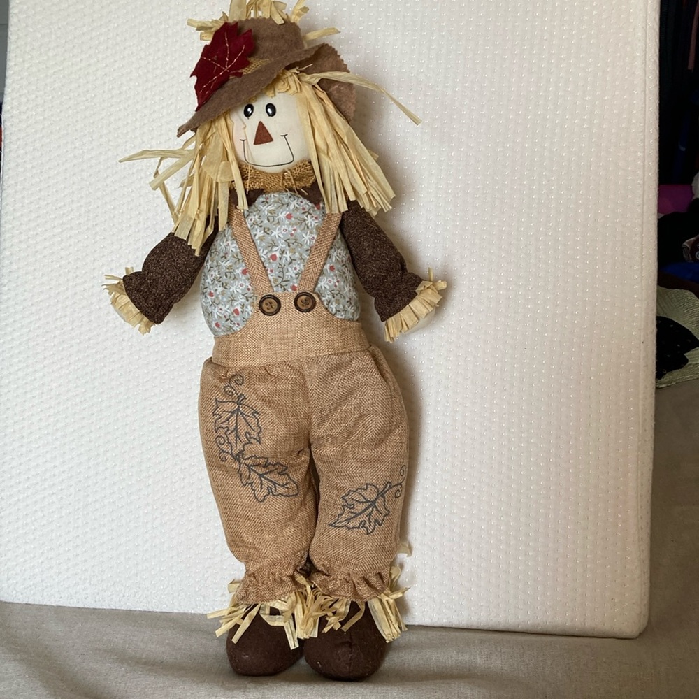 Vintage one of a kind and adorable harvest scarecrow